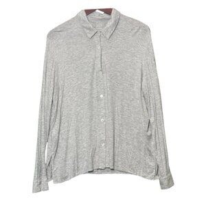 NWOT Shimmer Gray MAJESTIC FILATURES Deluxe Shirt Size 3 (BB1019)